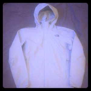 The North Face Rain Jacket/Wind Breaker Light Gray